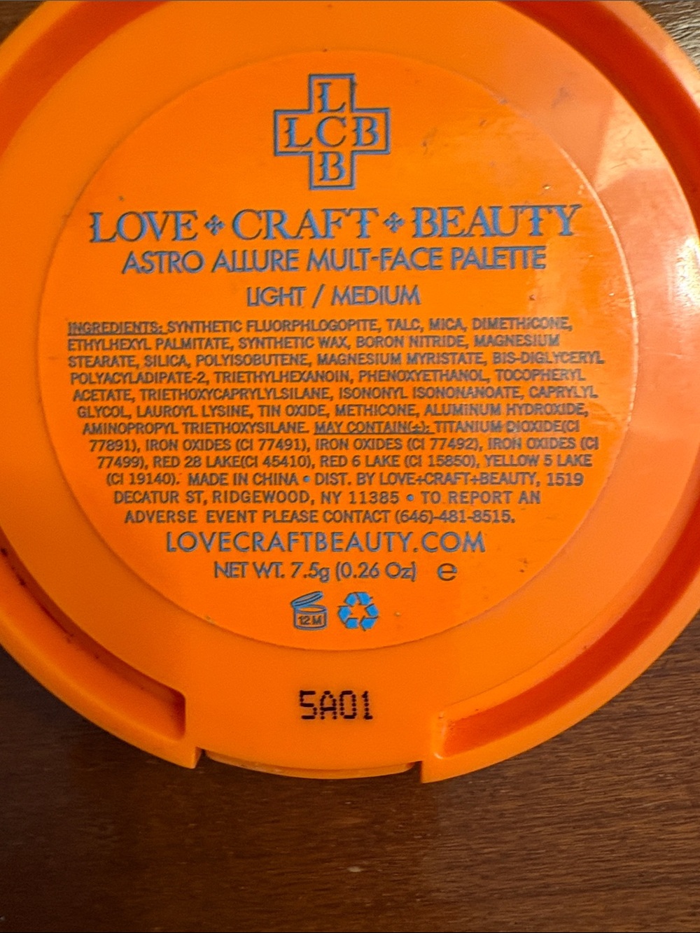 Love•Craft•Beauty Astro Allure Multi-Face Palette — Pink & Bronze Highlighters - Picture 4 of 4